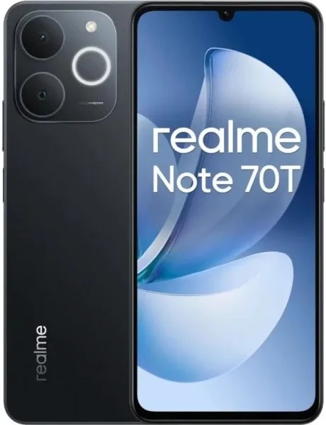 Smartphone Realme Note 70T 4GB/ 64GB/ 6.74"/ Negro Obsidiana