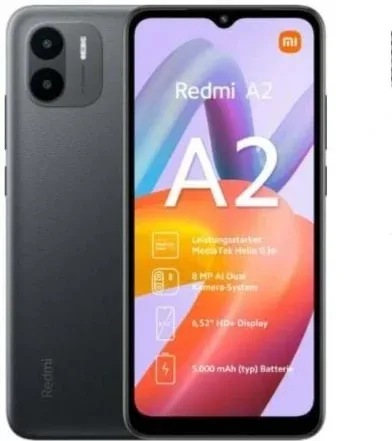 Smartphone Xiaomi Redmi A2 2GB/ 32GB/ 6.52"/ Negro