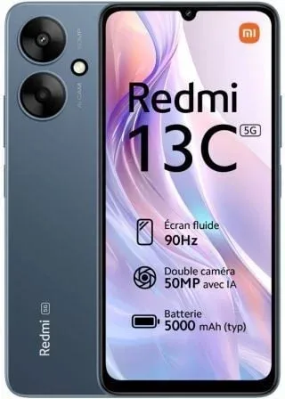 Smartphone Xiaomi Redmi 13C 4GB/ 128GB/ 6.74"/ 5G/ Azul