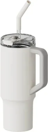 Botella con Pajita/ Termo Xiaomi Straw Mug/ Capacidad 1000ml/ para líquidos