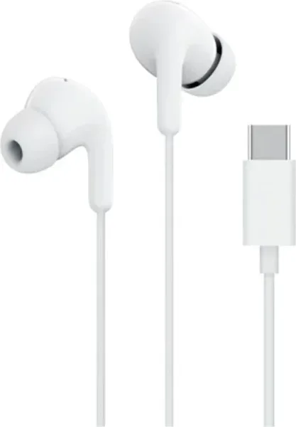 Auriculares Intrauditivos Xiaomi Earphones Tipo-C/ con Micrófono/ USB Tipo-C/ Blancos