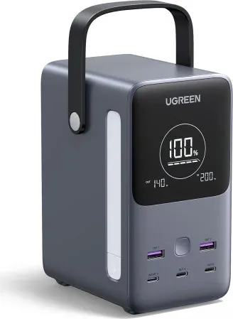 Ugreen Nexode Power Bank 48000 mAh Litio Gris
