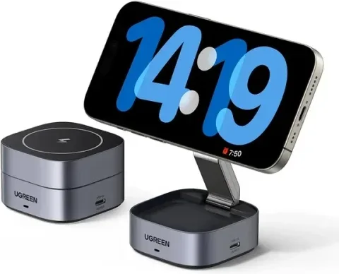 Ugreen 2-In-1 Magnetic Wireless Charger