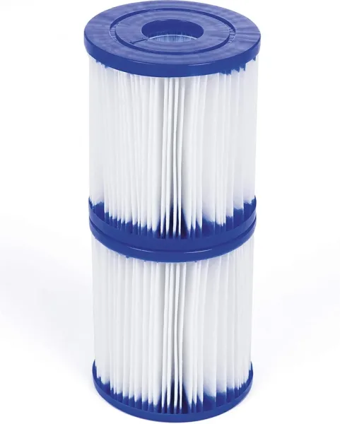 Bestway 58093 -  filtro de agua tipo i para depuradora de cartucho 1.249 litros - hora blanco 8 x 8 x 18 cm