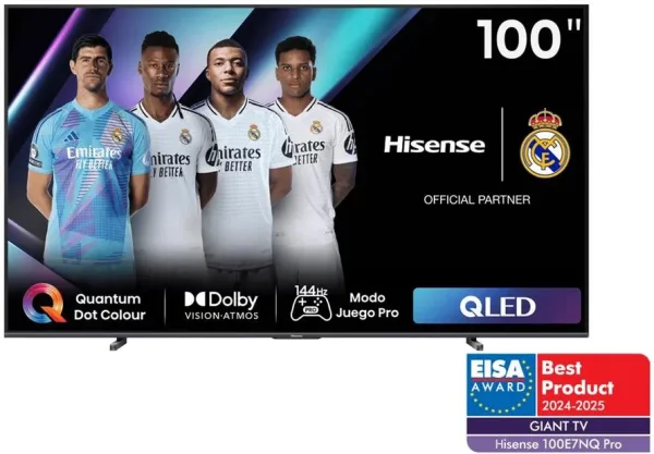 Tv hisense 100 pulgadas QLED 4K UHD - 100e7nq - smart tv
