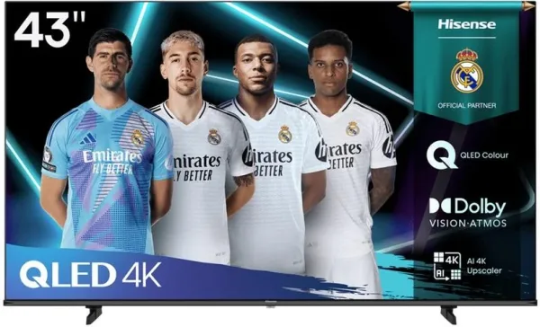 Tv hisense 43 pulgadas QLED 4K UHD - 43e7q - smart tv