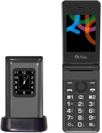 Teléfono Móvil Qubo X-28BKC para Personas Mayores/ Negro