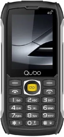 Teléfono Móvil Rugerizado Qubo ST-002 para Personas Mayores/ Negro