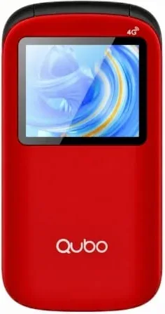Teléfono Móvil Qubo P-190RD 4G para Personas Mayores/ Rojo