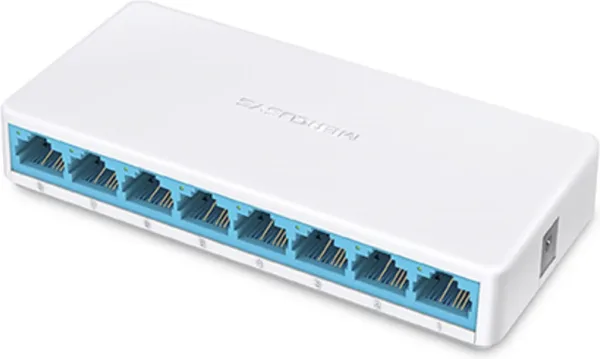 Switch mercusys ms108 8 puertos -  10 - 100mbps -  rj45