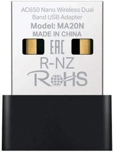 Adaptador USB red mercusys ma20n 433mbps