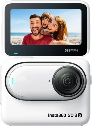 Cámara Digital Deportiva Insta360 GO 3S/ 4K/ Ángulo de visión 180º/ Blanca