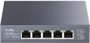 HUB SWITCH 5 PTOS CUDY HS105 2.5G METAL
