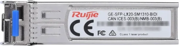 MODULO SFP RUIJIE REYEE RG-GE-SFP-LX20-SM1310-BIDI LC SMF 20km 1310/1550