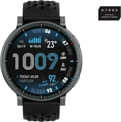Amazfit Active Max 3,81 cm (1.5") AMOLED Digital 480 x 480 Pixeles Pantalla táctil Negro