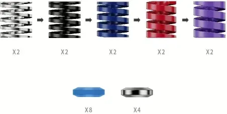 Moza Racing RS069 accesorio de controlador de juego Kit de rendimiento de pedales