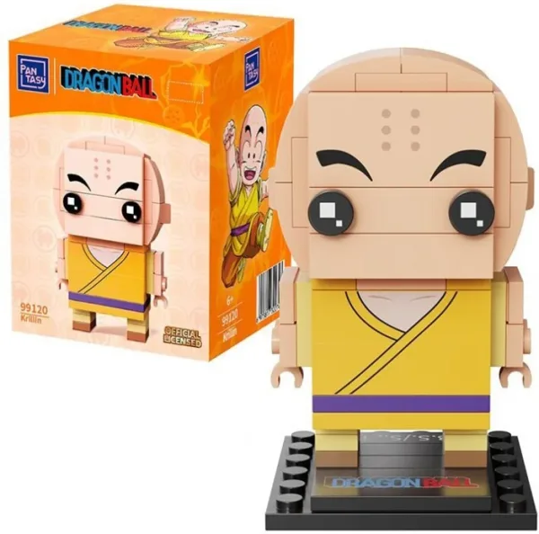 Krillin set construccion 8 cm dragon ball
