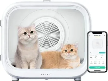 Cabina de Secado Automático para Mascotas PetKit Airsalon Max Pro/ 60L/ Control desde APP