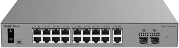 Reyee RG-ES220GS-P-V2 Switch Cloud 16P PoE+ + 2P 1