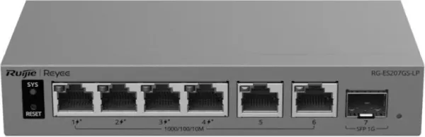 Reyee RG-ES207GS-LP Switch Cloud 4P PoE + 2P 1G +