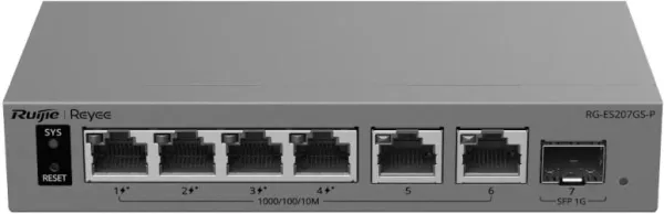 Reyee RG-ES207GS-P Switch Cloud 4P PoE + 2P 1G + 1
