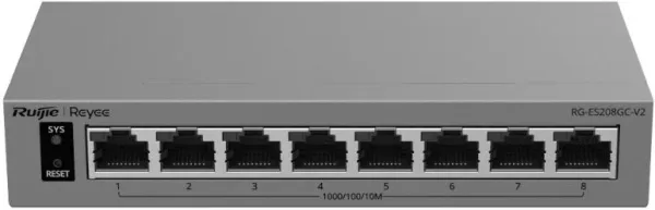 Reyee RG-ES208GC-V2 Switch Cloud 8P 1G