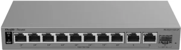 Reyee RG-ES211GS-LP Switch Cloud 8P PoE + 2P 1G +