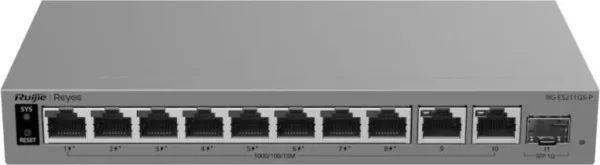 Reyee RG-ES211GS-P Switch Cloud 8P PoE + 2P 1G + 1
