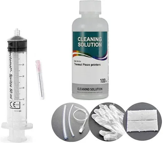Liquido limpiador universal cabezales de inyeccion de tinta dayma - 100ml