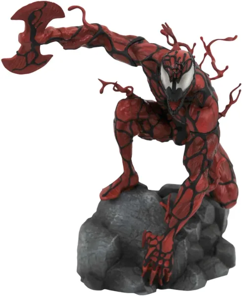 Figura diamond collection marvel venom carnage 23 cm pvc diorama marvel comic gallery