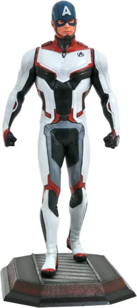 Figura diamond collection marvel avengers capitan america traje equipo pvc diorama 23 cm movie gallery