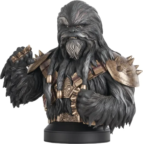Figura busto diamond collection star wars the book of boba fett krrsantan mini busto resina