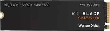 WD Black SN850X WDS100T2X0E SSD 1TB PCIe Gen4 NVMe