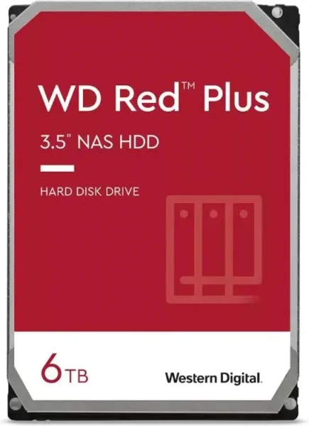 Western Digital Red Plus WD60EFPX 6TB SATA-600