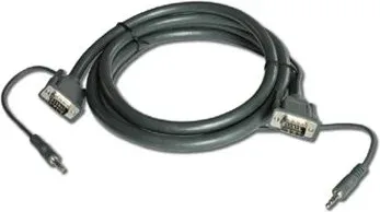 Kramer Electronics C-GMA/GMA-25 7,62 m VGA (D-Sub) + 3,5mm Negro