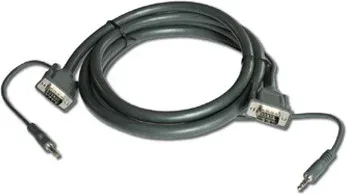 Kramer Electronics C-GMA/GMA-6 1,8288 m VGA (D-Sub) + 3,5mm Negro