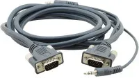 Kramer Electronics C-MGMA/MGMA-15 4,6 m VGA (D-Sub) + 3,5mm Negro