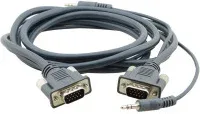 Kramer Electronics C-MGMA/MGMA-6 1,8 m VGA (D-Sub) + 3,5mm Negro