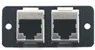 Kramer Electronics Wall Plate Insert - 2 x RJ-45 caja de tomacorriente