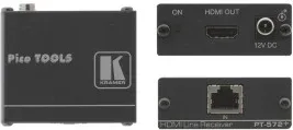 Kramer Electronics PT-572+ extensor audio/video Receptor AV Negro