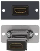 Kramer Electronics W-H(W-HDMI)(B) placa de pared y cubierta de interruptor Negro