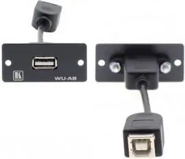 Kramer Electronics WU-AB(B) placa de pared y cubierta de interruptor Negro