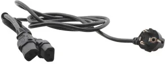 Kramer Electronics C-ACY/EU cable de transmisión Negro 1,8 m Enchufe tipo E+F IEC C13