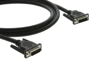 Kramer Electronics C-DM/DM-1.5 cable DVI 0,45 m DVI-D Negro