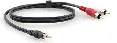 Kramer Electronics C-A35M/2RAM-3 cable de audio 0,9 m 3,5mm 2 x RCA Negro