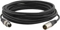 Kramer Electronics XLR Quad Style, 0.9m cable de audio 0,9 m XLR (3-pin) Negro