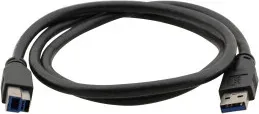 Kramer Electronics 3ft, USB3.0-A - USB3.0-B cable USB 0,9 m 3.2 Gen 1 (3.1 Gen 1) USB A USB B Negro