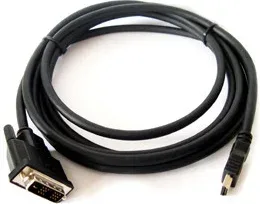 Kramer Electronics 0.20M HDMI to DVI-I M/M 0,20 m Negro