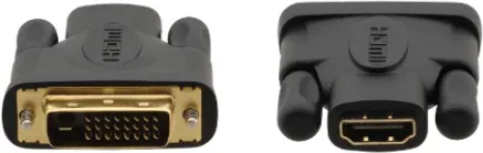 Kramer Electronics 99-9497001 cambiador de género para cable DVI–D HDMI Negro, Oro