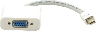 Kramer Electronics Mini DisplayPort (M) to 15−pin HD (F) 0,15 m Blanco